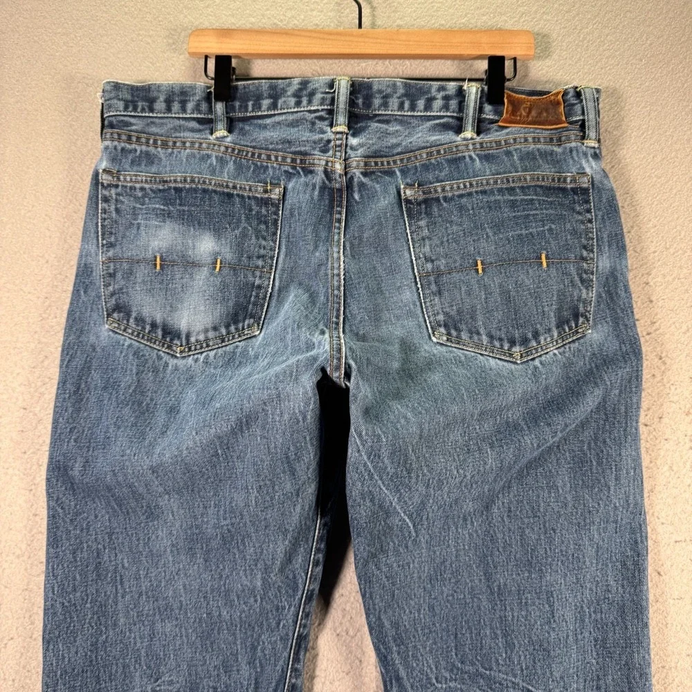 Vintage Polo Ralph Lauren Classic‎ Jeans Mens 38x34 Blue Lightwash Denim Stretch